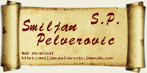 Smiljan Pelverović vizit kartica